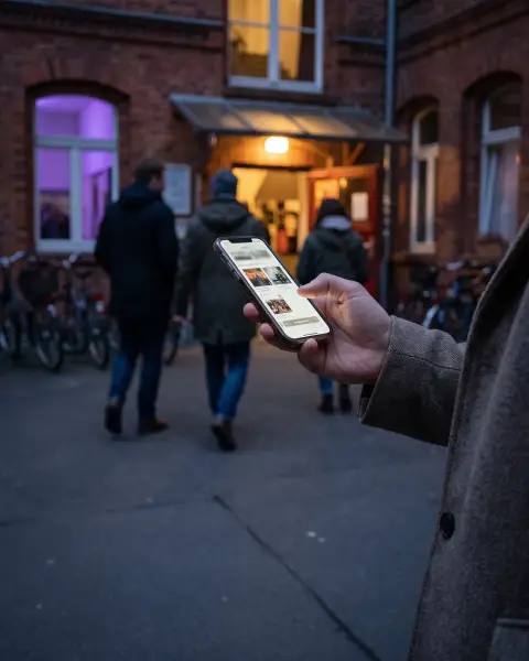 Veranstaltungen am Smartphone entdecken