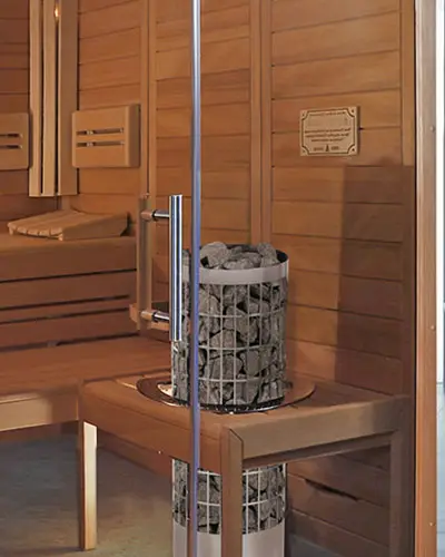 Wooden sauna