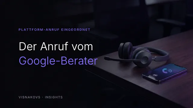 Anruf vom angeblichen Google-Ads-Mitarbeiter am Telefon