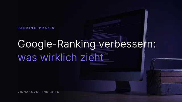 Cover: Google Ranking verbessern — die Checkliste zum Selbermachen