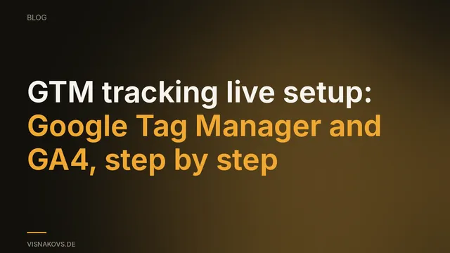 Google Tag Manager live setup session with Chris Cerra