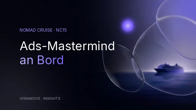 Google Ads Mastermind auf der Nomad Cruise NC15