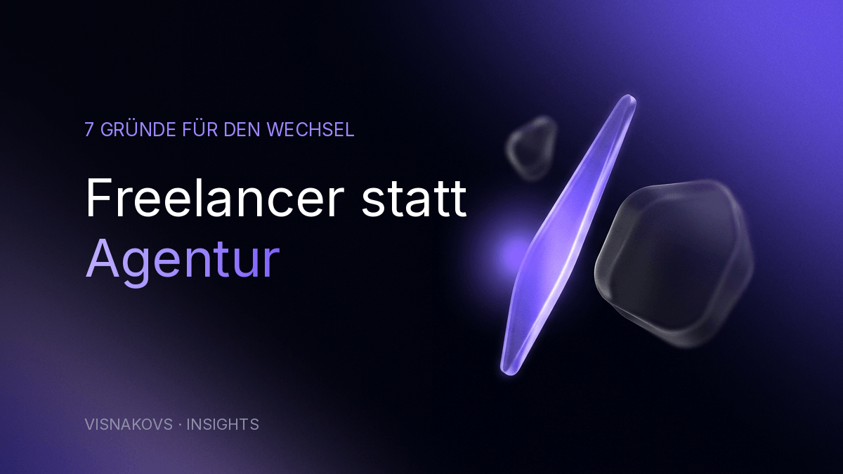 Google Ads Freelancer statt Agentur — 7 Gründe für den Wechsel