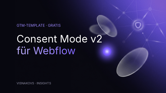 GTM Consent Mode v2 Template für Webflow
