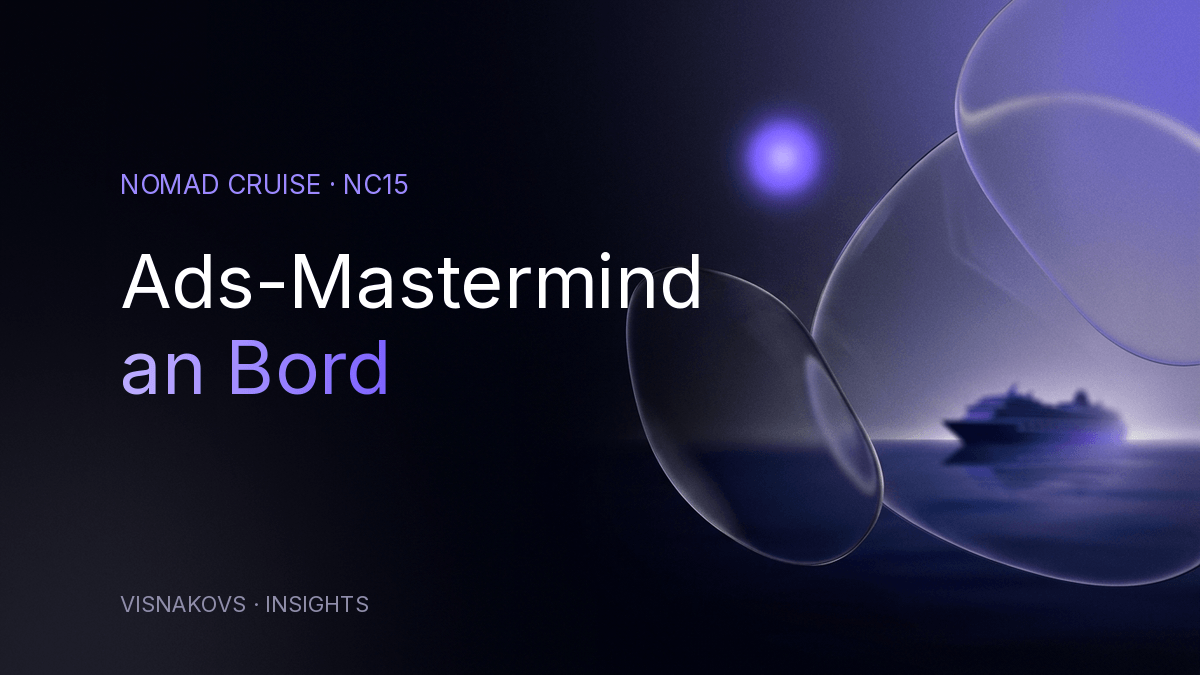 Million Dollar Clicks — Ads Mastermind auf der Nomad Cruise NC15