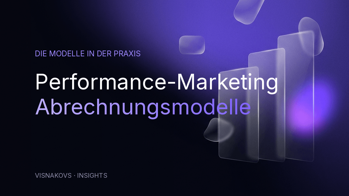 Cover: Performance-Marketing Abrechnungsmodelle in der Praxis