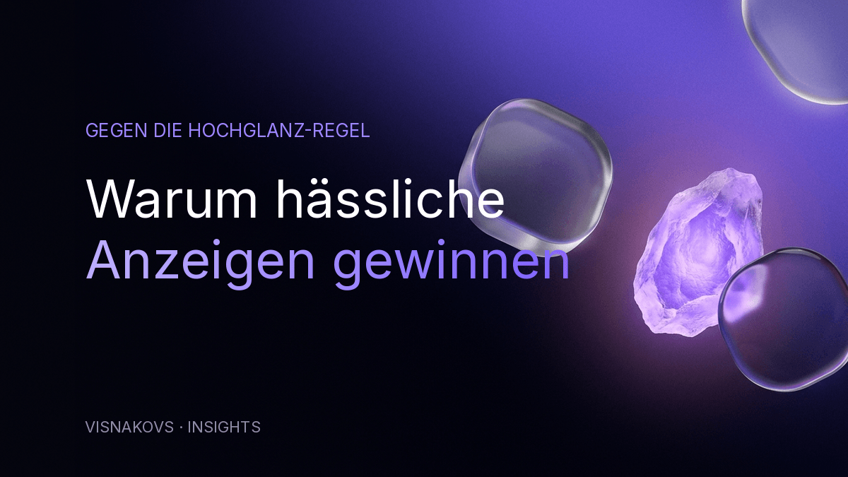 Vortrag: Warum hässliche Anzeigen besser performen