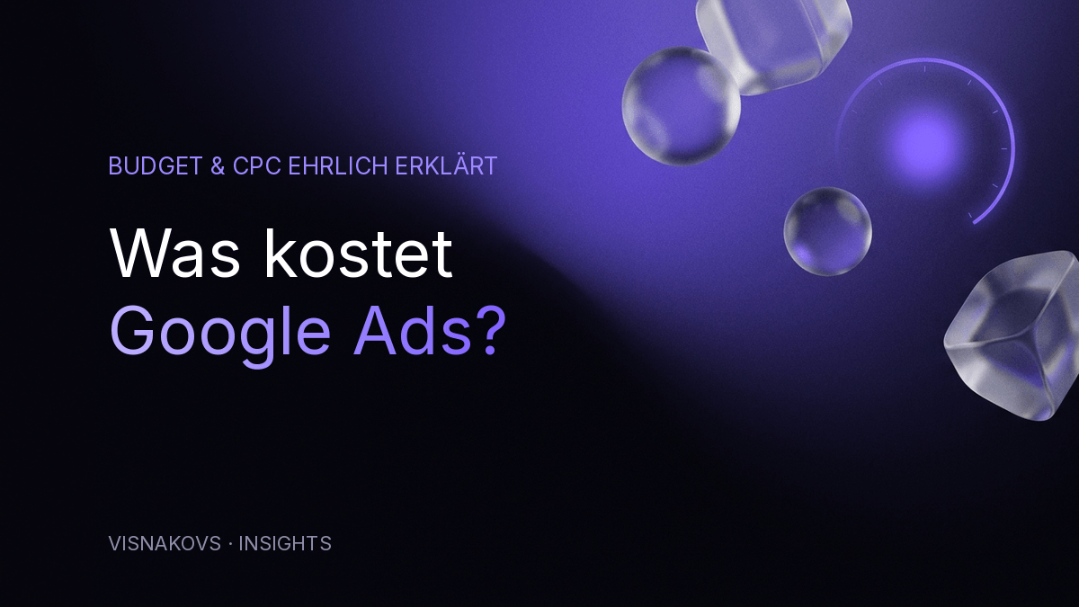 Cover: Was kostet Google Ads — Budget und CPC ehrlich erklärt