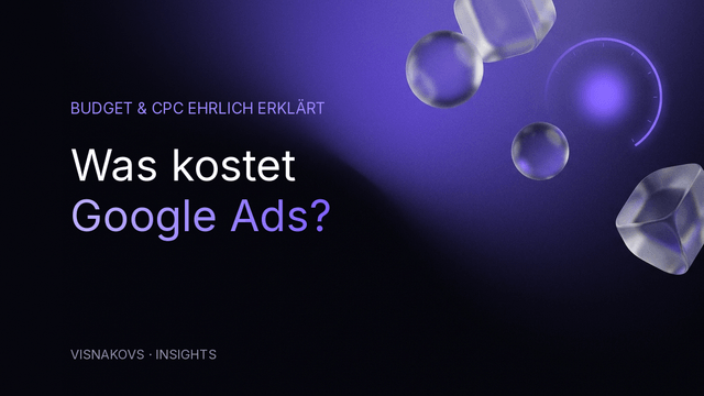 Cover: Was kostet Google Ads — Budget und CPC ehrlich erklärt